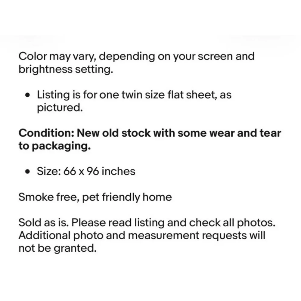 N/A color may